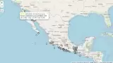 Sismo al suroeste de Guaymas