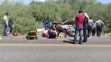 Muere conductor al volcarse en la carretera Hermosillo-Ures