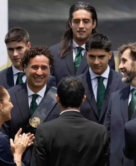 Abanderamiento de la Selecci�n Mexicana de Futbol, encabezado por la presidenta 
