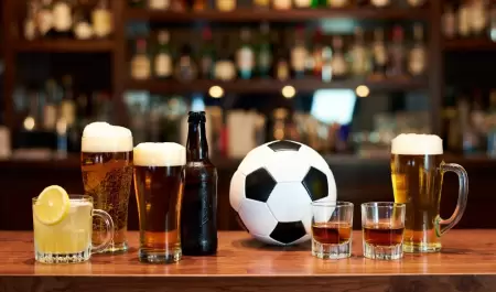 Mundial en bar.