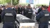 Despiden con honor a Luis Fernando Molina Avil�s.
