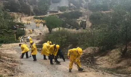 Derrame de combust�leo en Salina Cruz