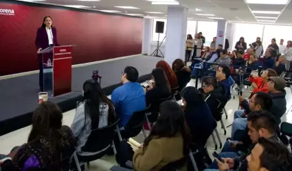 Ariadna Montiel, dirigente de Morena