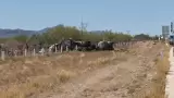 Volcamiento de pipa con combustible