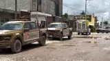 Cuatro autotanques de gas LP explotaron en el municipio de Tepeaca, Puebla