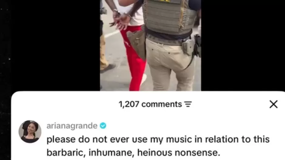 Ariana Grande critica a la Casa Blanca por usar su canción en video de ICE