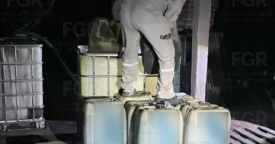 Aseguramiento de 23 mil litros de hidrocarburo.