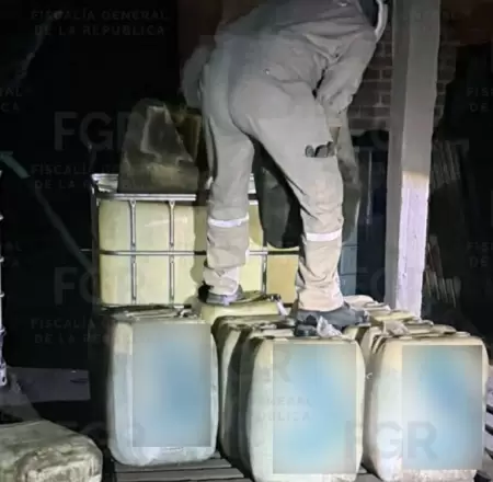 Aseguramiento de 23 mil litros de hidrocarburo.