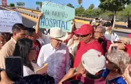 Derechohabientes y empleados bloquean bulevar Morelos por condiciones del Hospital del Issste