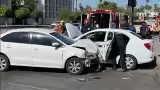 Choque en Luis Encinas y Pino Su�rez