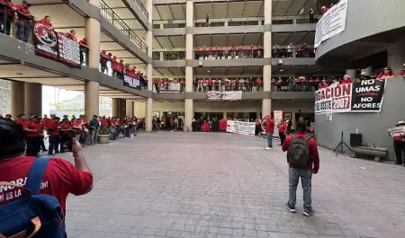 Manifestaci�n del Movimiento Sonorense de Trabajadores de la Educaci�n