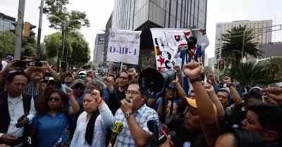 Plant�n y bloqueo de la Secci�n 22 de la CNTE en la Ciudad de M�xico