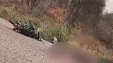 Choque de motocicleta contra auto, en �lamos