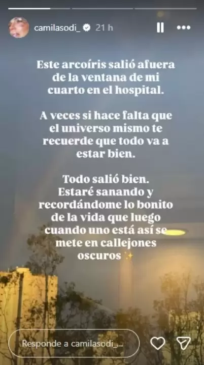 Camila Sodi confirma que fue sometida a una histerectomía