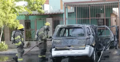 Incendio de auto