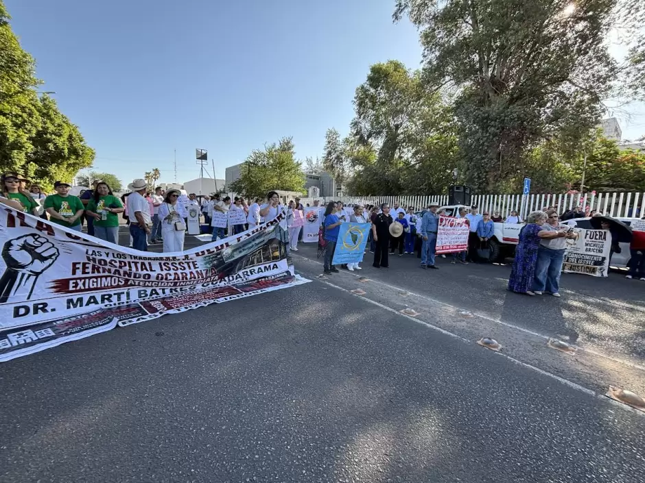 Bloqueo del bulevar Morelos