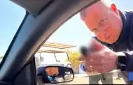 Destituyen a comandante de Tr�nsito de Guaymas tras apuntar con pistola a conductor