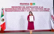 Lorenia Valles se registra en proceso interno de Morena