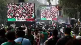 Ambiente sobre el Paseo de la Reforma, en la CDMX, previo al encuentro entre M�x