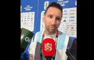 VIDEO Messi manda mensaje a Venezuela