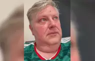 VIDEO.- Ingl�s que apoy� a M�xico rompe en llanto tras la derrota ante Inglaterra
