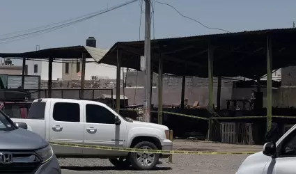 Incendio en el mercado Francisco I. Madero, conocido como "La Yarda"