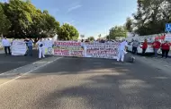 Manifestantes bloquean otra vez el bulevar Morelos; exigen fecha para construcci�n de nuevo hospital del Issste