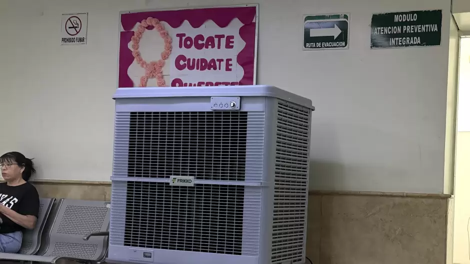Coolers industriales instalados en la UMF 37 del IMSS