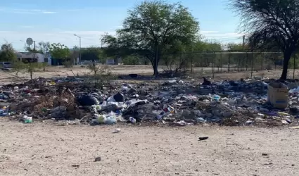 Basurero clandestino en Hermosillo.