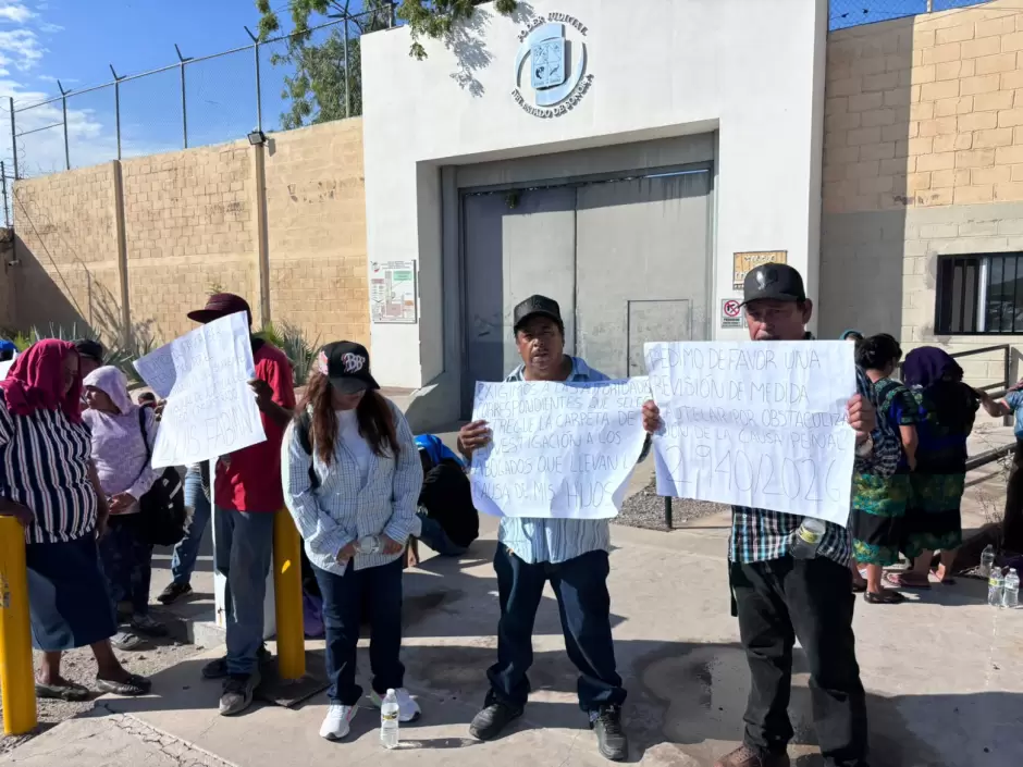 Protesta en juzgados