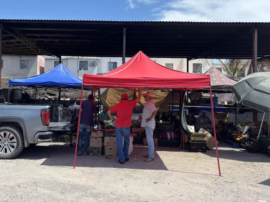 Locatarios del mercado Francisco I. Madero