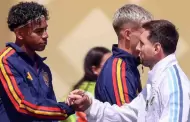 Messi y Yamal protagonizan emotivo saludo en la Final del Mundial