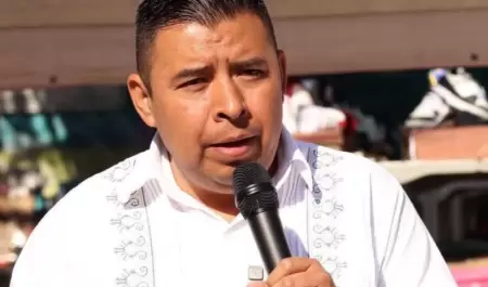 Valent�n Lav�n Romero, alcalde de Temoac