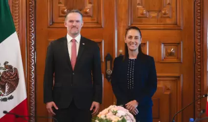 Jamieson Greer se re�ne con Claudia Sheinbaum