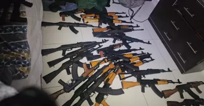 Arsenal decomisado en SLRC