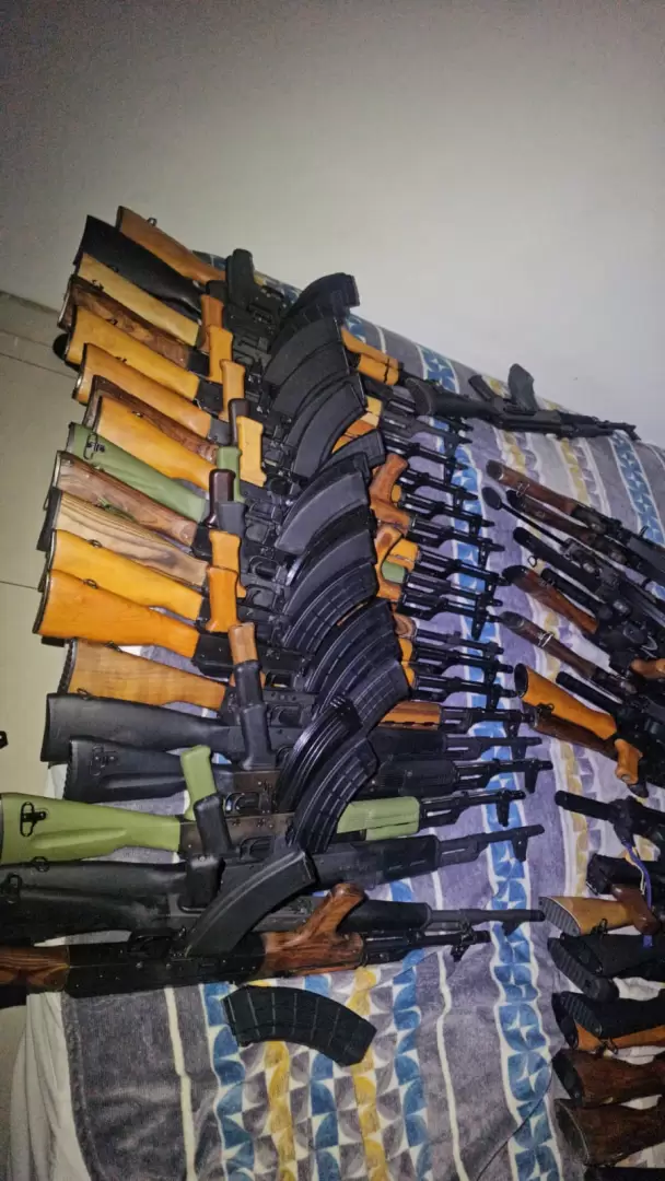 Arsenal decomisado en SLRC