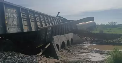 Descarrilamiento de tren en Naco
