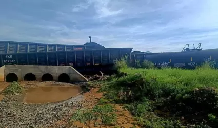 Descarrilamiento de tren en Naco