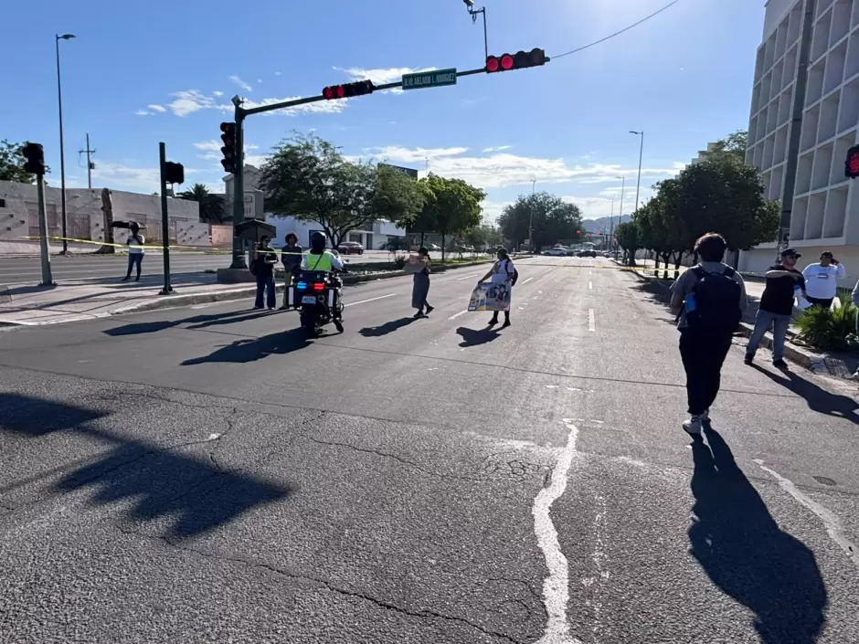 Bloqueo vial del Movimiento de los Excluidos