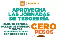 �Aprovecha! Hermosillo elimina recargos por tres d�as para pagar adeudos