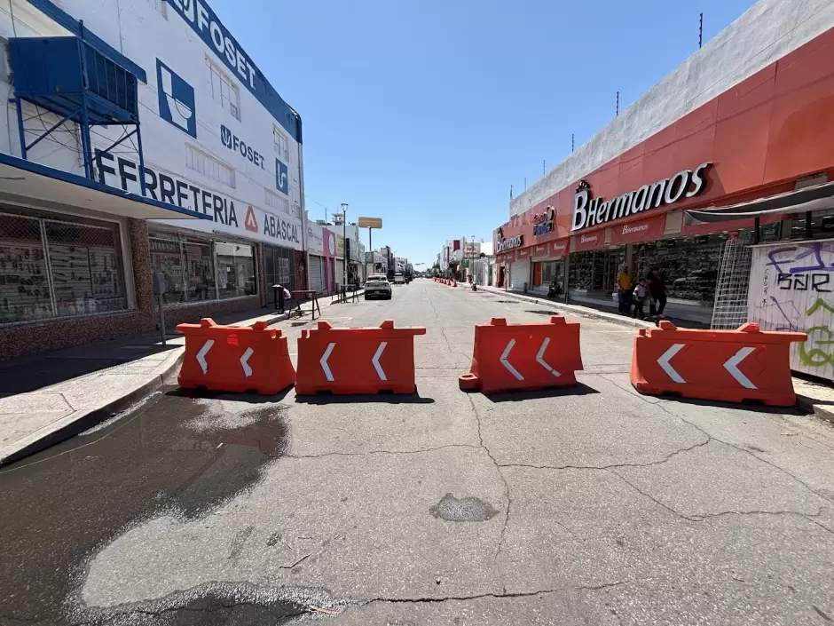 Cierre de tramo de la calle Dr. Noriega