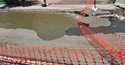 Fuga de aguas negras
