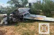 Cae avioneta en Hermosillo; tres personas resultan lesionadas