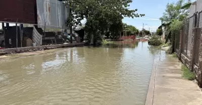 Fuga de aguas negras en el Sahuaro