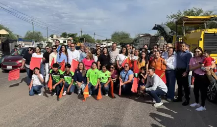 Banderazo de arranque a trabajos de rehabilitaci�n de la calle Agust�n G�mez del
