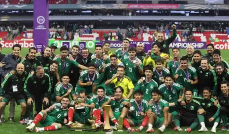 Selecci�n Mexicana Campe�n de la Concacaf Sub 20 Championship tras vencer 2-0 a