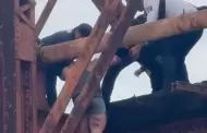 Polic�as evitan tragedia en presa de Hermosillo