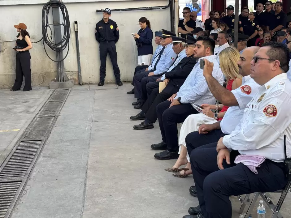 Ceremonia por el 80 aniversario del Cuerpo de Bomberos de Hermosillo