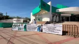 Manifestaci�n de jubilados y pensionados de CFE