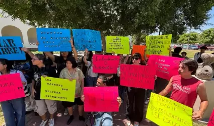 Manifestaci�n de estudiantes de la Unison